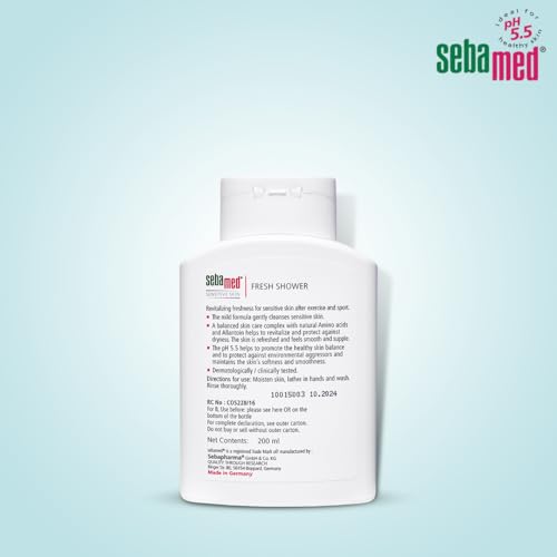 Sebamed Fresh Shower 200 ml|PH 5.5|Revitalises skin| Suitable for sensitive skin|For Active lifestyle - Image 7
