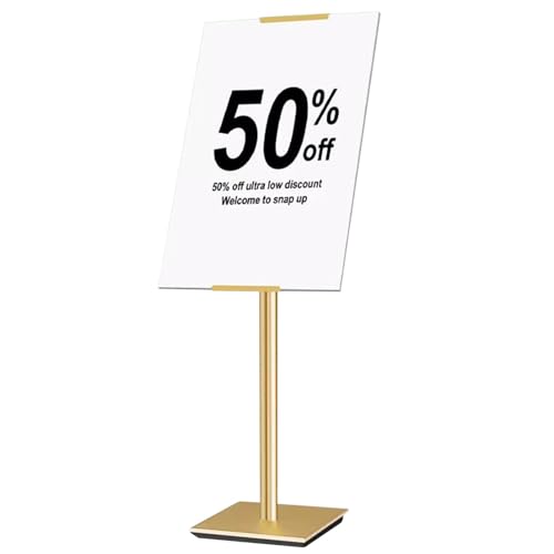 Support de bannière robuste au sol réglable pour affiche publicitaire de restaurant - 2