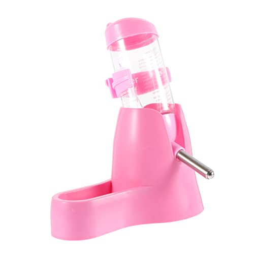 HANABASS Botella de Agua para Hámster y Dispensador Multifunción para Mascotas Pequeñas, Plástico, Capacidad 80ml, Uso en Jaula para Hámster, Suministro Esencial para Pequeños Roedores