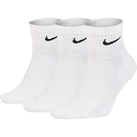Nike Herren Everyday Cushion Ankle-sx7667 Socken, Weiß (White/Black/100), 42-46 EU EU