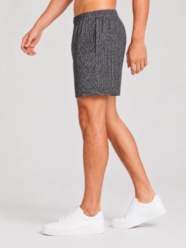 Image of Leriya Fashion Men's Rayon Printed Shorts | Elastic Waist Printed Summer Outfit | Relaxed Fit Casual Short's with Pockets | Lightweight Beach & Lounge Wear | Gym Boxer Shorts for Men