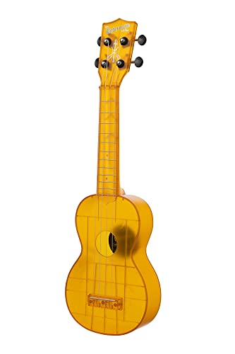 Kala KA-WMT-YL-S – Waterman, ukulélé soprano – Amber Yellow Transparent - Les Beatles, Paul McCartney, John Lennon, RIngo Starr, George Harrison Kala KA-WMT-YL-S - Waterman, ukulélé soprano - Amber Yellow Transparent – Image 5