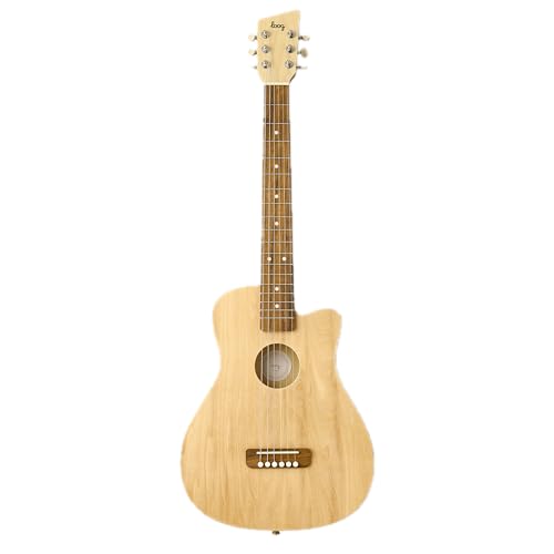 Image of Loog Pro 6 Acoustic kids real guitar for Beginners Compact size Ages 9+ Learning app and Lessons included