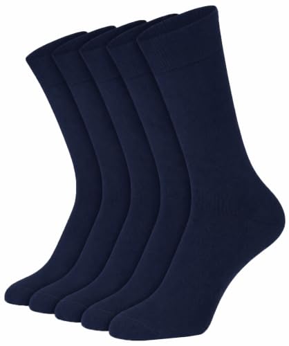 Image of Mysocks Unisex Extra Fine Combed Cotton Crew Socks |5 Pairs Set | Seamless Toe | Make Your Steps Enjoyable