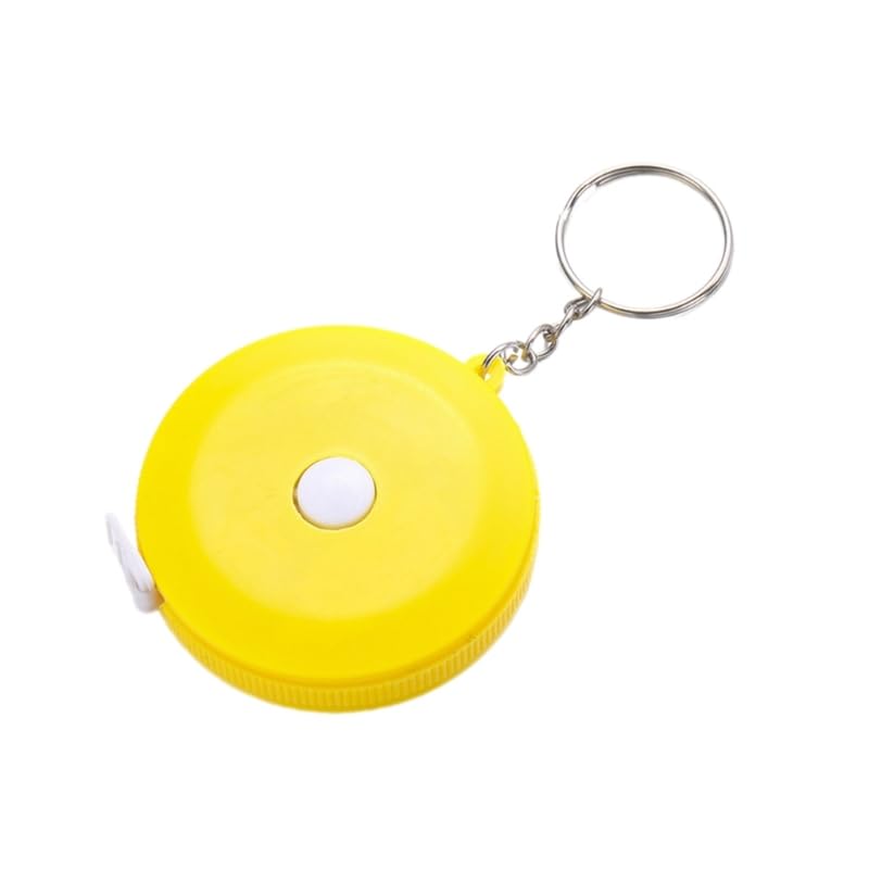 Cinta métrica retráctil de 5 uds., Cinta métrica de 150cm for medir el Cuerpo(Light Red)