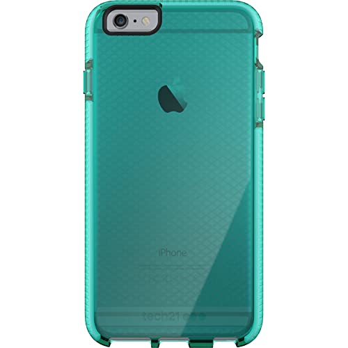 Coque iPhone 6s Plus Tech21 Evo souple bleu aqua blanc protection smartphone Apple 6 Plus