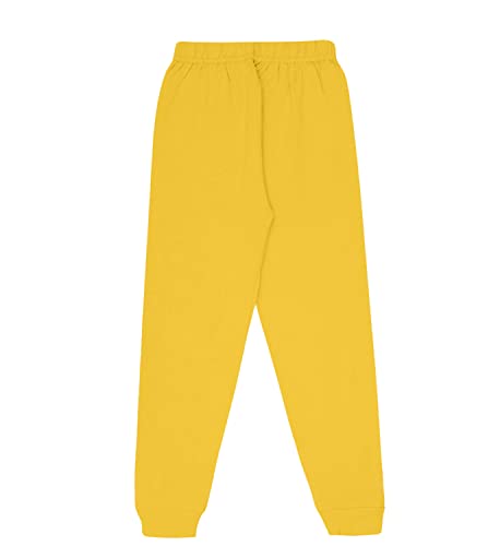 Image of KYDA KIDS Girls 100% Cotton Printed Track Pants with Pocket - Multicolor (Pack of 2)