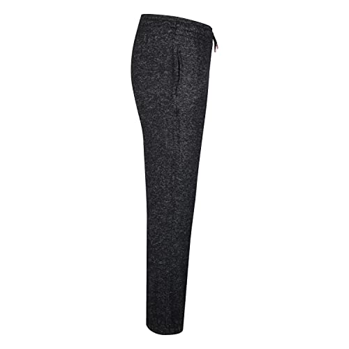 Hurley Girls Soft Knit Jogger Sweatpants, Black Heather, Medium Us #TOP4