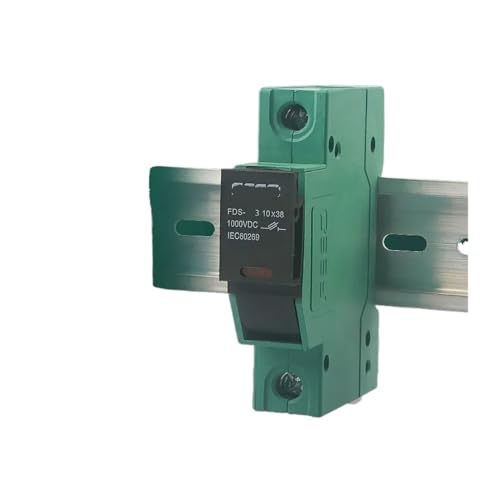 Fusible solaire photovoltaïque 32A 1000V avec porte-fusible Rail DIN 1P pour protection de circuit