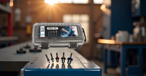 Image of RectorSeal Pro-Fit 87001 Precision Quick Flaring Kit, with 5 Color Coded Bits for Quick & Easy Sizing Identification 1 /4 inch Through 3 /4 inch, Creates Leak Free Flares in Seconds, HVAC