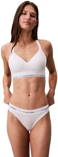Calvin Klein Brassière Femme Lift avec Basque Emblématique, Blanc (White), M