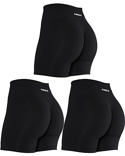 Image of AUROLA Intensify Workout Shorts for Women Seamless Scrunch Short Gym Yoga Running Sport Active Exercise Fitness Shorts