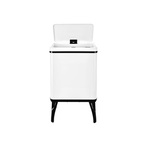 WELL HOME MOBILIARIO & DECORACIÓN - Cubo de basura inteligente, 30 L, apertura automática CON SENSOR o contacto manual, 43x35,5x26 cm, blanco - imagen 7