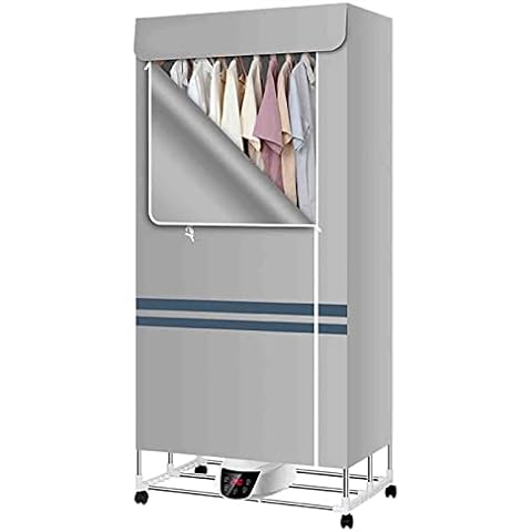 VIISAN Electric Clothes Dryer, Overheating Protection Fast Drying Dry Soon Heated Airer, Time Saving Large Space Air Dryer Clothes Energy Saving,1.5M Cover