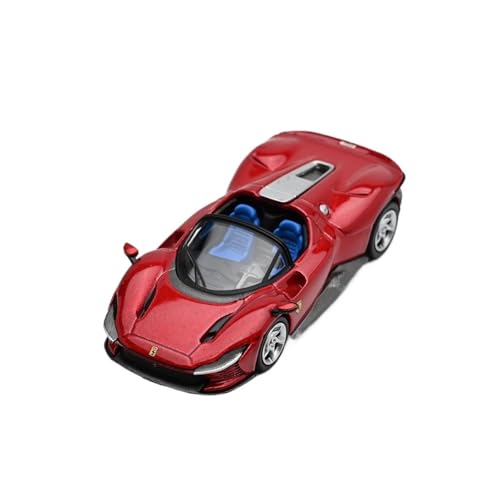 YURONGLI 1:64 for Ferrari Prancing Horse Daytona SP3 Rosso Alloy