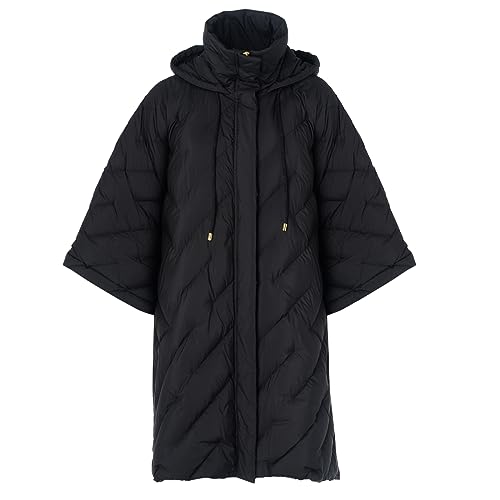 Pinko Mutex Capa Lona Técnica TR Edredón, Z99_Negro Limousine, XS para Mujer