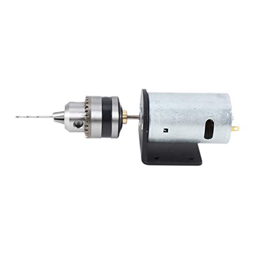 Wisyurt Dc 12-36 V Dreh Maschine 555 Motor Mit Miniatur Hand Bohr Futter Und Halterung Dc Motor