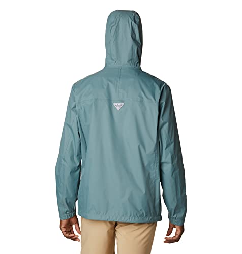 Columbia Jaqueta masculina PFG Storm Metal/Safári, Médio