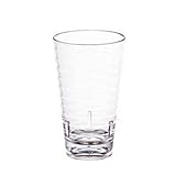 Color: Transparente VASOS CON RELIEVE 410 ML Ø 8,1x13,7 CM TRANSPARENTE POLICARBONATO