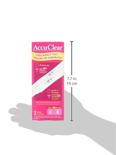 Accu-Clear Pregnancy Test-2 Count #TOP2