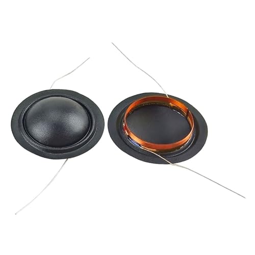 TUBBEK for ghxamp 28mm Tweeter Bobina di for Cristallo Traslucido Pellicola a Cupola 8ohm 28 Core Treble Altoparlante Parti di Riparazione 2 PZ