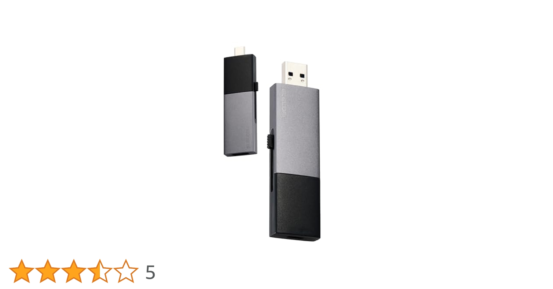 Amazon | エレコム 外付けSSD 500GB USB3.2 (Gen2) 対応