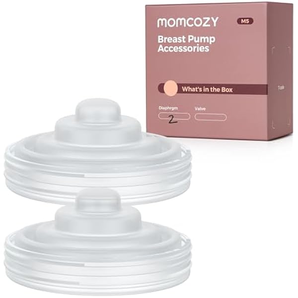 Momcozy Membrana silikonowa, 2 sztuki, akcesoria do laktatora M5