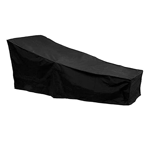 Housse de protection imperméable pour chaise longue de jardin contre la pluie et l'usure