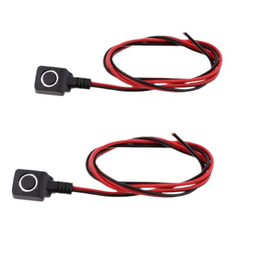 2PCS Automotive Security Panic Push Switch Button Plastic for Car System