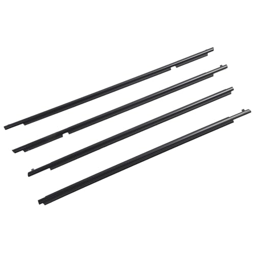 4 Burletes para Ventana con Sellos Impermeables para RAV4 2006-2008, Piezas de Moldura de Goma 75740 42020, Moldura de Ventana de Coche Delantera Trasera Izquierda Derecha a