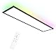 Oraymin RGB Deckenlampe LED Dimmbar, 100x25 CM LED Panel mit Fernbedienung, 30W 3300LM Lampe Wohnzimmer, 3000K-6500K Deckenleuchten Deckenpanel als Küchenlampe Decke, Wohnzimmerlampe, Tageslichtlampe