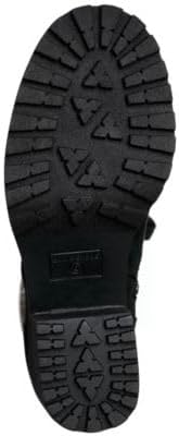 SUN STONE Womens Black Cushioned Slip Resistant Romina Round Toe Block Heel Lace-Up Booties 11 M - Image 4