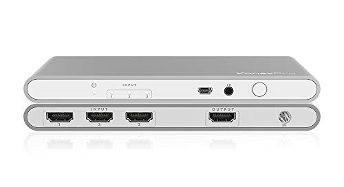 KanexPro 4K HDMI 3X1 Switcher - Video/audio switch - 3 x HDMI - desktop