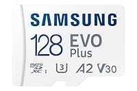 SAMSUNG EVO Plus 128GB w/SD Adaptor Micro SDXC, Up-to 130MB/s, Expanded Storage for Gaming Devices, Android Tablets and Smart Phones, Memory Card