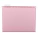 Smead Standard Hanging File Folders, 25 Count, Pink, 1/5-Cut Adjustable Tabs, Letter Size (64066)
