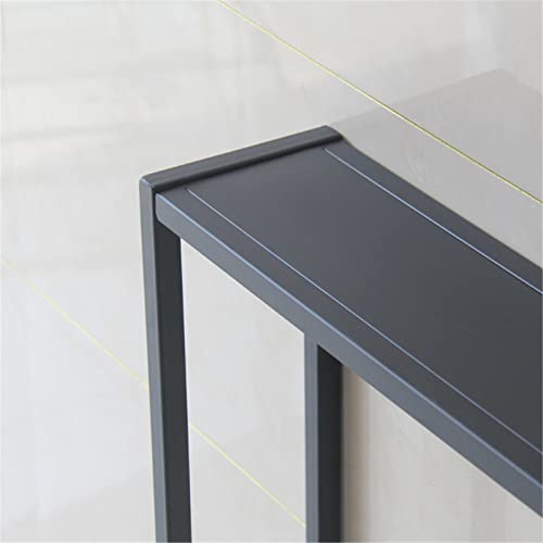 Mesa consola estrecha para decorar un pasillo largo o colocar detrás del sofá 7