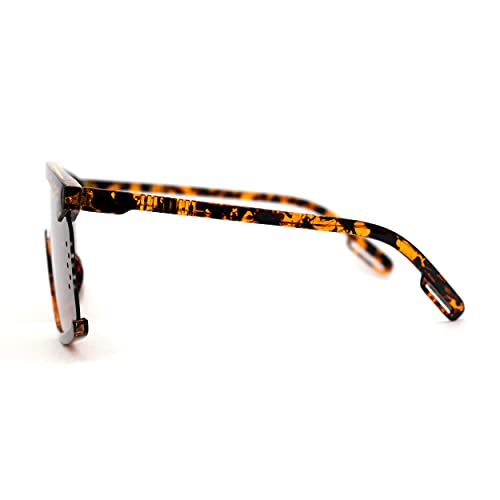 Flat Top Side Vent Mono Block Lens Shield 80s Sport Sunglasses3