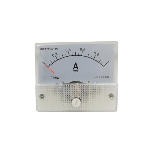 Ampèremètre DC 5A à aiguille 85C1-A pour tableau électrique 64x56mm