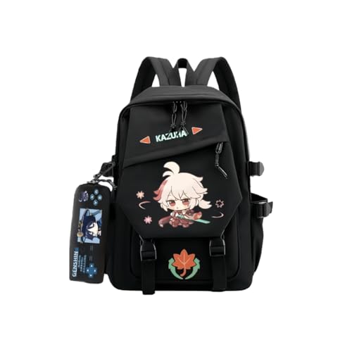 Sac à dos Genshin Impact toile personnage jeu vidéo étudiant