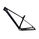 Compatible for 29ER T1100 Boost UDH Hanger Carbon Mountain Bike Frame S M L BSA MTB Bicycle with Strorage Box(White,S Glossy)
