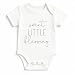 Bump and Beyond Designs Surprise Pregnancy Announcement Grandparents Coming Soon (White 0-3 Months)