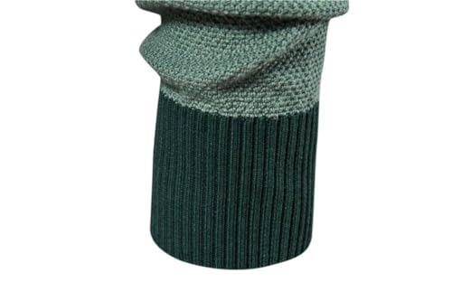 Men's Spliced Cotton Sweater - Casual O-Neck Knitted Pullover Winter Sweater3