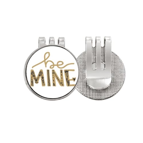 Marqueur de balle de golf en émail Be mine de qualité supérieure