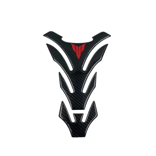 Protecteur réservoir moto look carbone pour balades et sorties dynamiques MT07