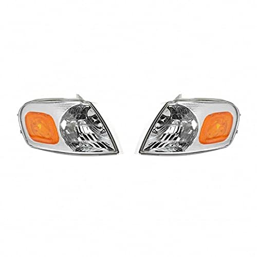 For Chevy Venture Parking/Signal Assembly Unit 1997-2005 Pair Driver and Passenger Side | DOT Certified | GM2520155 | GM2521155 | 15130498