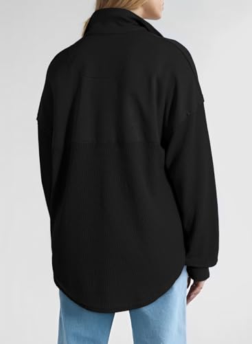 Image of SHEWIN Women Fall Sweatshirt Casual Half Zip Pullover Fall Top 2026 Clothes