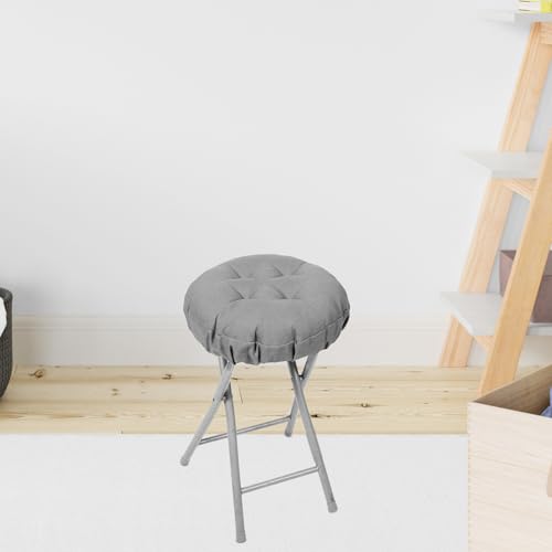 Funda para taburete redondo elástica que soluciona asientos desgastados 7