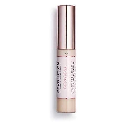 Corrector Hidratante de Makeup Revolution con Ácido Hialurónico, C4, 13ml Cover