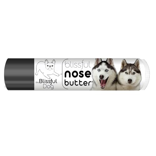 Image of The Blissful Dog Husky Nose Butter for Dry, Cracked Skin, Lick-Safe Dog Nose Balm with Moisturizing Shea Butter, Almond, Olive, and Essential Oils, Pet Supplies, Uncented, 0.15 oz.