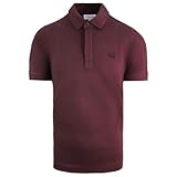 Lacoste Regular Fit Short Sleeve Collared Burgundy Mens Polo Shirt PH5522 Y29
